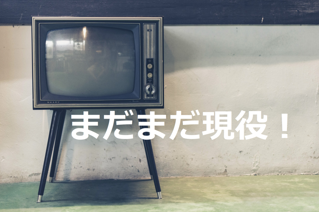 インテリアとして活躍していたテレビがぶっ壊れました！
